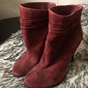 ALDO burgundy heels